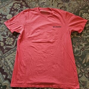Columbia Men's Red Short Sleeve Tee